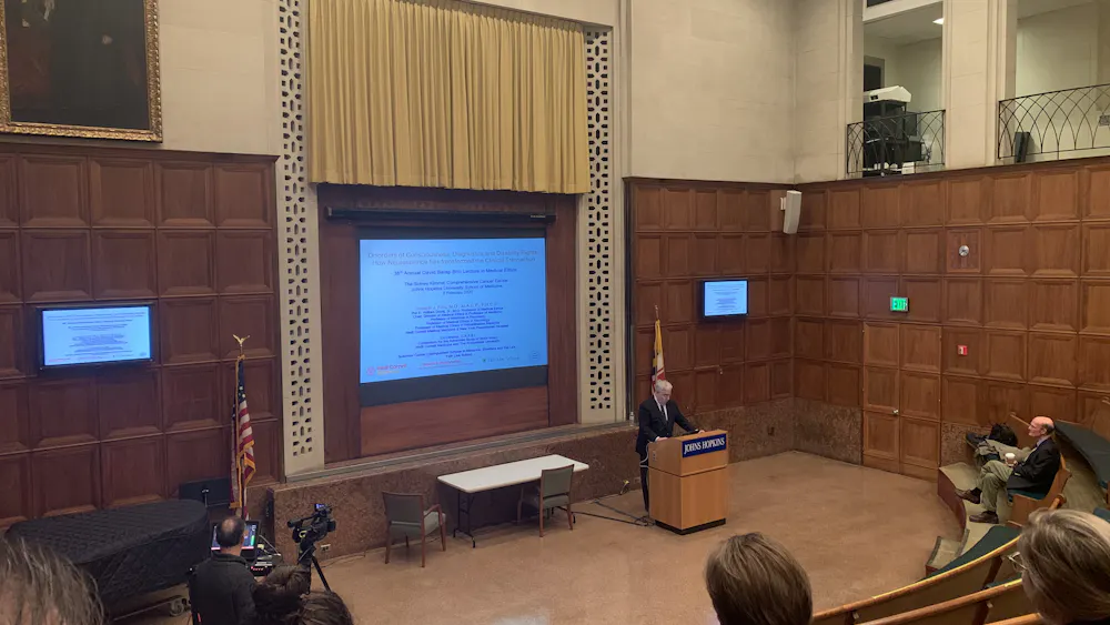 COURTESY OF WILLIAM BLAIR
Fins discussed how understandings of vegetative patients have evolved.