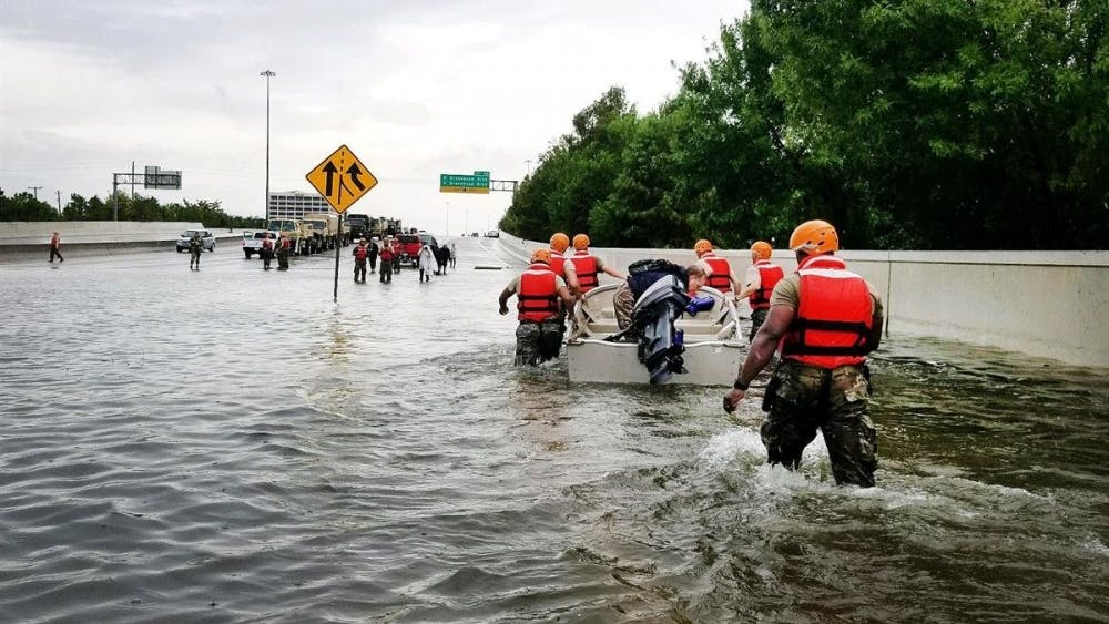 PUBLIC DOMAIN. Houston’s inadequate drainage systems exacerbated the storm’s damage.