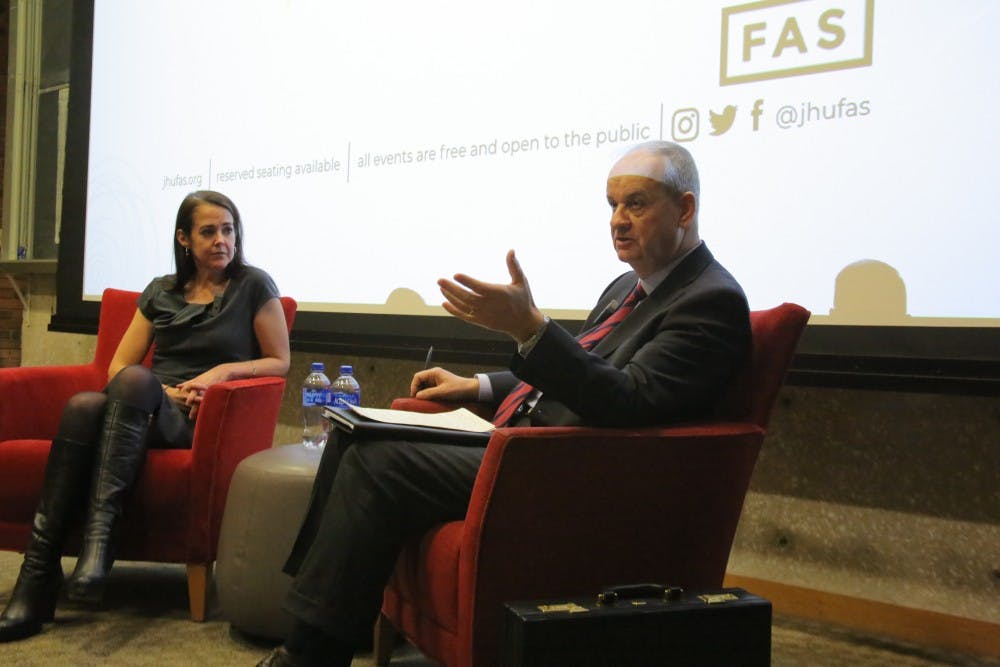 DAVID SAVELIEV/PHOTOGRAPHY STAFF
The Foreign Affairs Symposium hosted their second event of 2018 in Hodson on Tuesday.