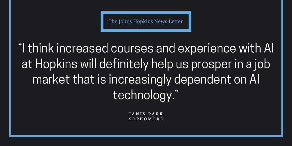 Artificial intelligence is becoming increasingly integrated in the University through PILOT initiatives, a new AI Institute and the JHU + Amazon project.