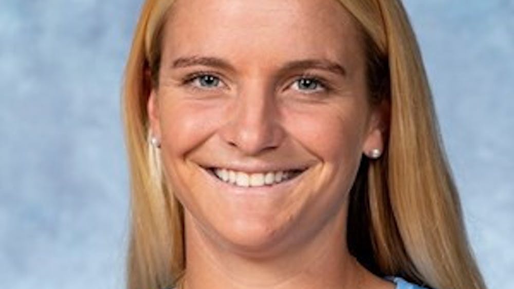 COURTESY OF HOPKINSSPORTS.COM
Graduate student midfielder Shelby Harrison recorded four goals in a resounding win over the VCU Rams.