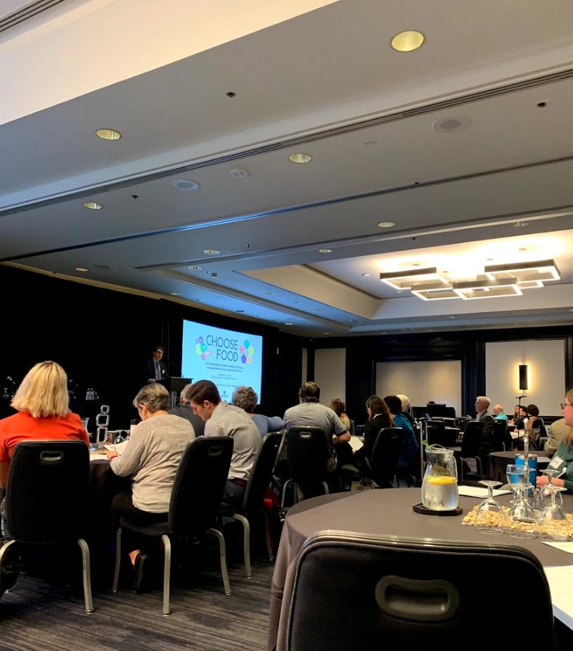 Agricultural experts discussed various healthy, sustainable food options.