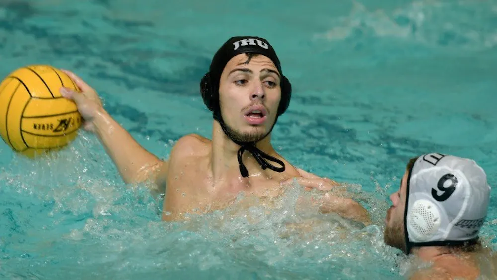 hopkinssports.com
Junior Giorgio Cico earns his first hat trick of the year and the 16th of his career.