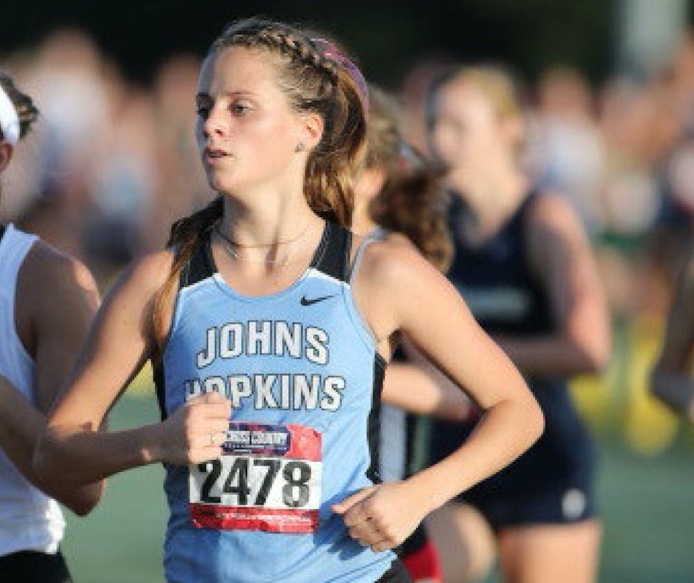 HOPKINSSPORTS.COM
Felicia Koerner excelled in the 5000 meter this weekend at Iona.