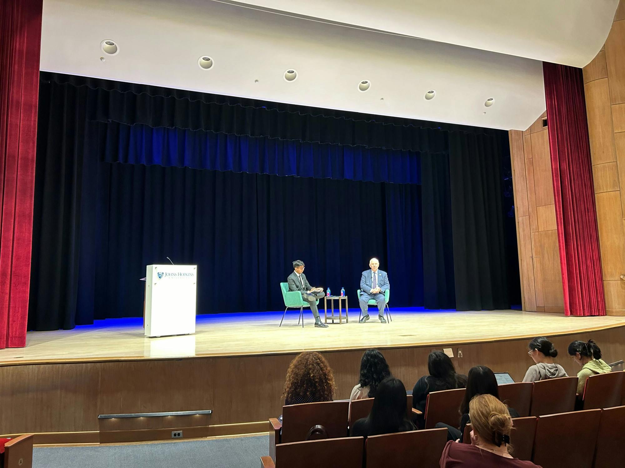 COURTESY OF RILEY STRAIT
Senator Ben Cardin discusses the values-based foreign policy he believes that the U.S. should adhere to. &nbsp;