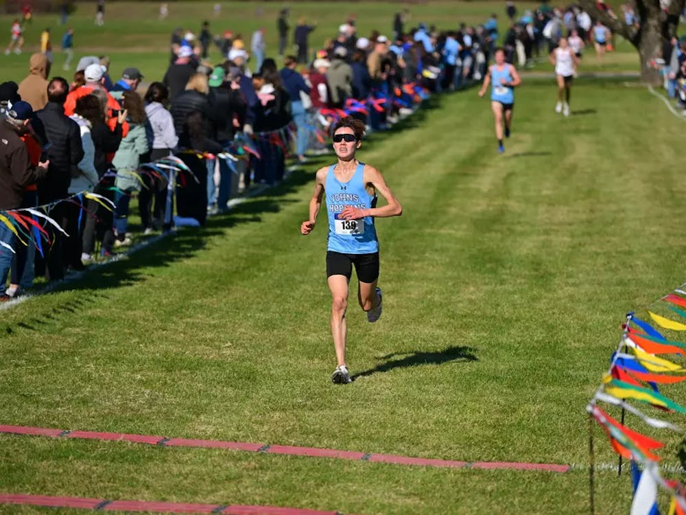 COURTESY OF HOPKINSSPORTS.COM
The Men’s and Women’s Cross Country teams sped home to a first place team finish and filled both podiums fully with Blue Jays.