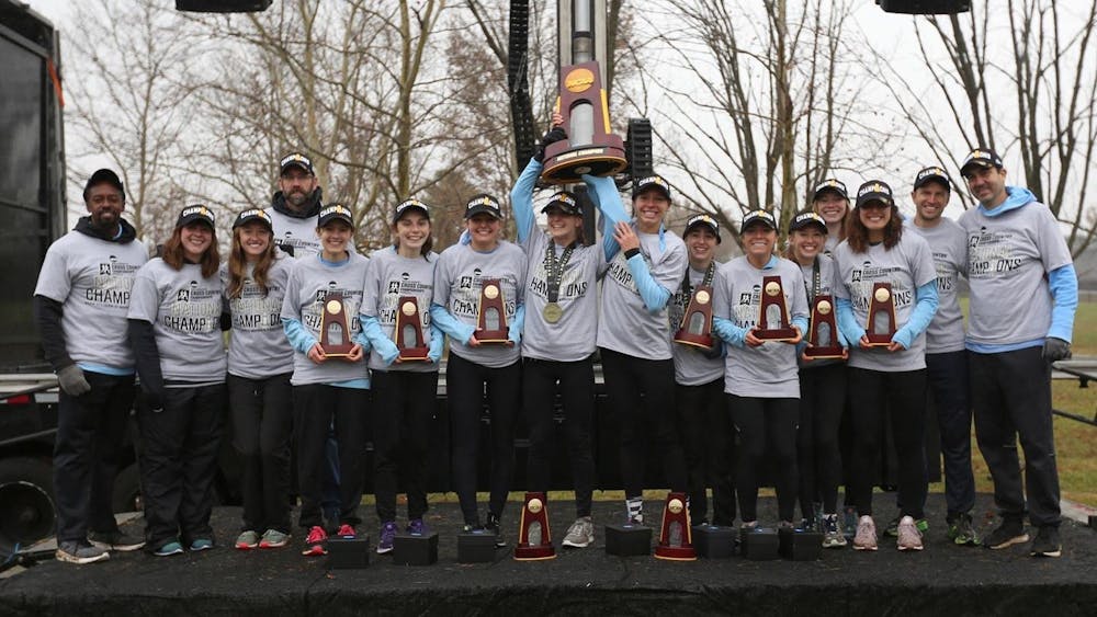 HOPKINSSPORTS.COM
The women’s cross-country team won their sixth national championship.
