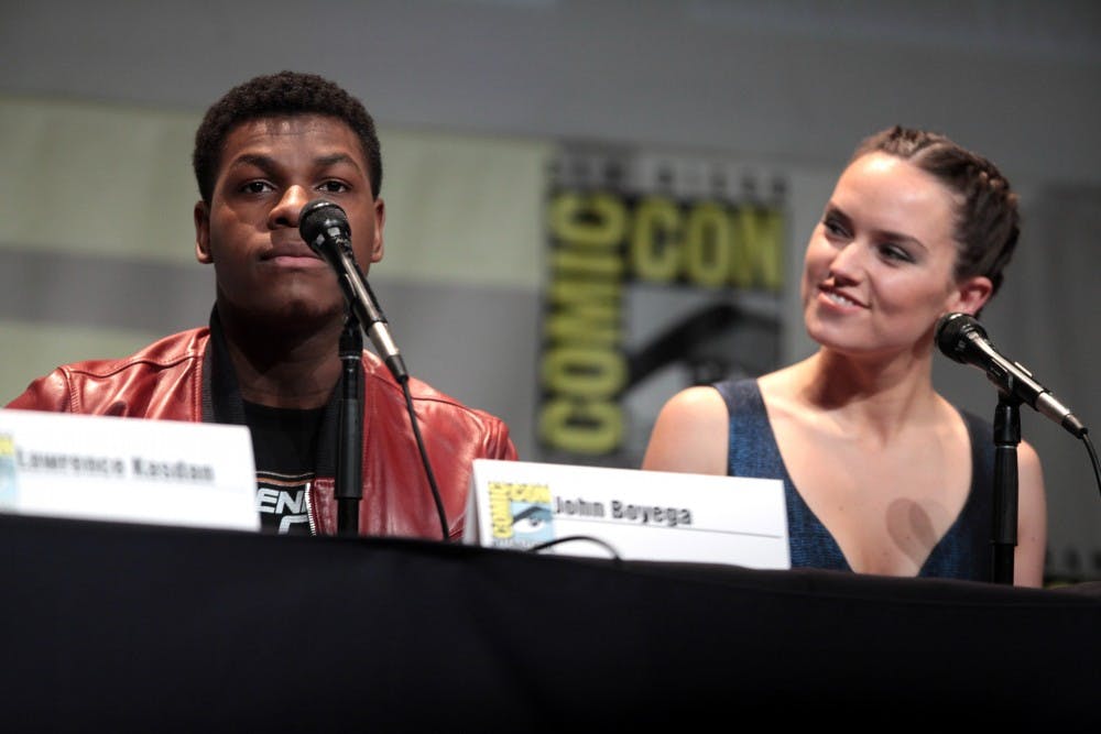 gage Skidmore/cc-by-sa-2.0
John Boyega and Daisy Ridley are the new stars of the Star Wars franchise, headlining The Force Awakens.
