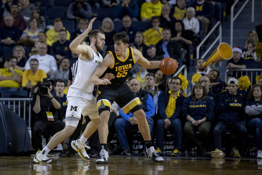 MARC GRÉGOR CAMPREDON/CC BY 2.0
Senior forward Luka Garza for the University of Iowa is considered to be the favorite for the 2021 Player of the Year award.