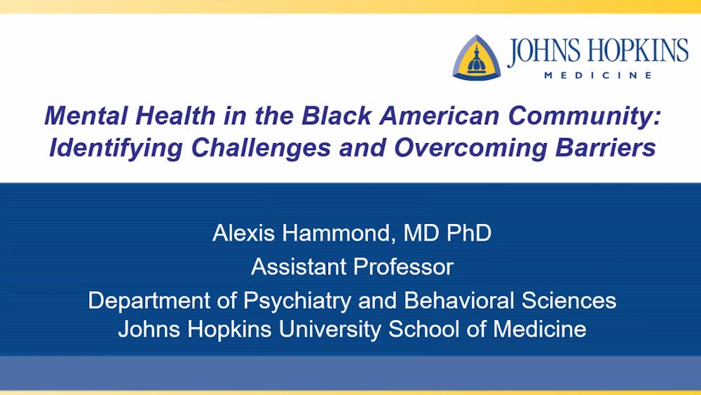 COURTESY OF ALEXIS HAMMOND
COVID-19 has exacerbated existing mental health issues within the Black community.