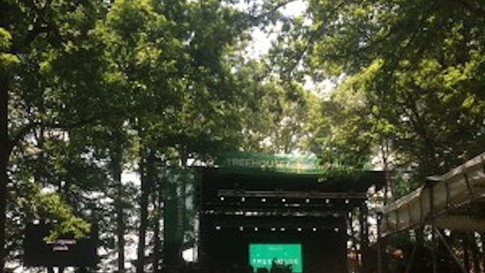  COURTESY OF RACHEL BIDERMAN Popular artists including Tove Lo, Banks and The Weeknd performed on the Treehouse stage. 