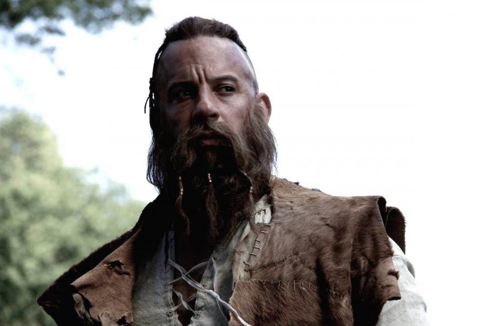  DARKSARCASM via FANPOP
In his latest role, Vin Diesel plays the immortal Witch Hunter, Kaulder.