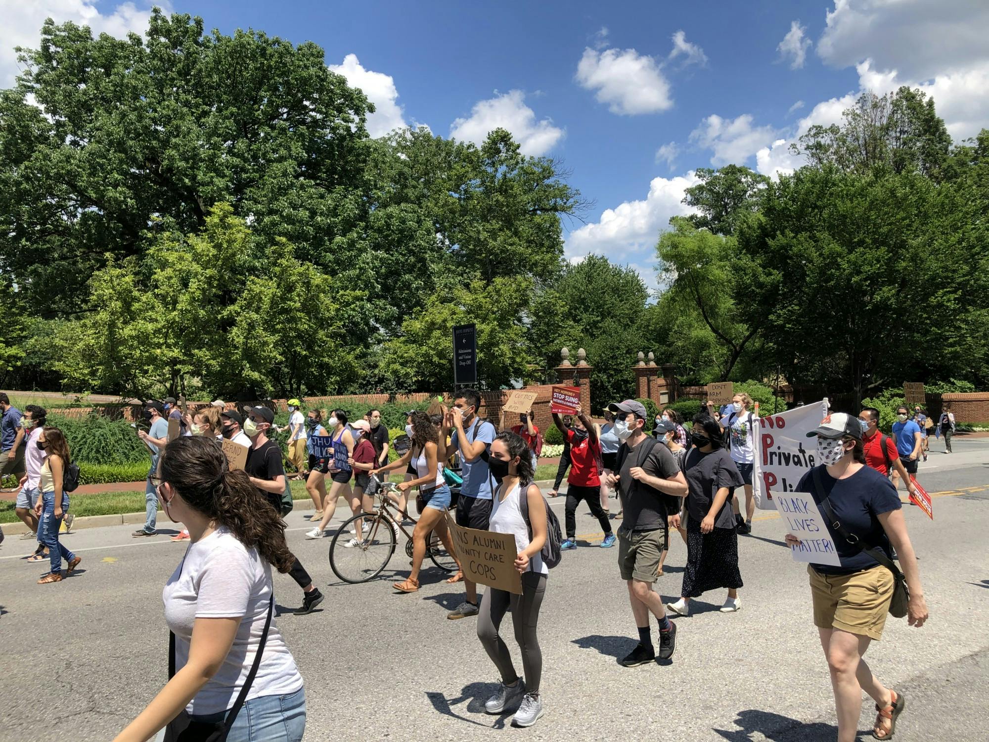 COURTESY OF RUDY MALCOM
Monday’s protest harkens back to the West Wednesdays held by the Sit-In during spring 2019.
