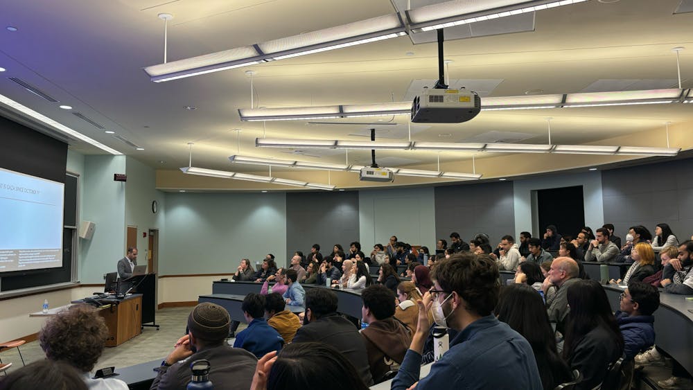 COURTESY OF EESHA BELLAD
Surgeon Dr. Feroze Sidhwa described his experiences serving at the European Hospital in Gaza. 