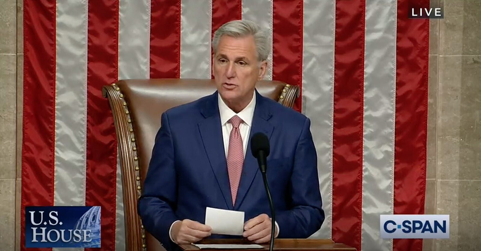 C-SPAN / PUBLIC DOMAIN
Daum contends that Kevin McCarthy’s removal demonstrates the inability of the Republican party to effectively govern the nation.&nbsp;