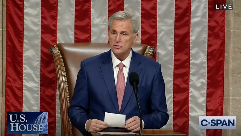C-SPAN / PUBLIC DOMAIN
Daum contends that Kevin McCarthy’s removal demonstrates the inability of the Republican party to effectively govern the nation.&nbsp;