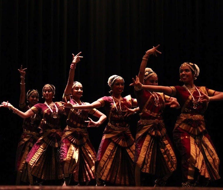 IVANA SU/PHOTOGRAPHY EDITOR JHU Shakti performed their classical South Indian style of dance.