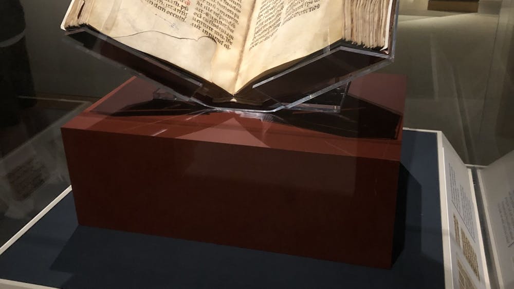 COURTESY OF DYLAN KWANG
The Walters Art Museum recently opened an exhibition of the Missal read by St. Francis of Assisi, a seminal Christian text.