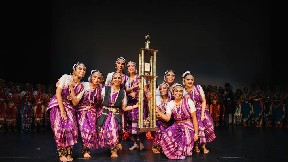 COURTESY OF RISHI VINUKONDA
The captains of the Shakti dance group detail team dynamics and their 2026 score, responsible for their recent first place win at the Origins Dance Competition.