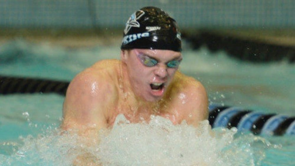 hopkinssports.com
Junior Evan Holder sparked a very strong showing by the men’s team.