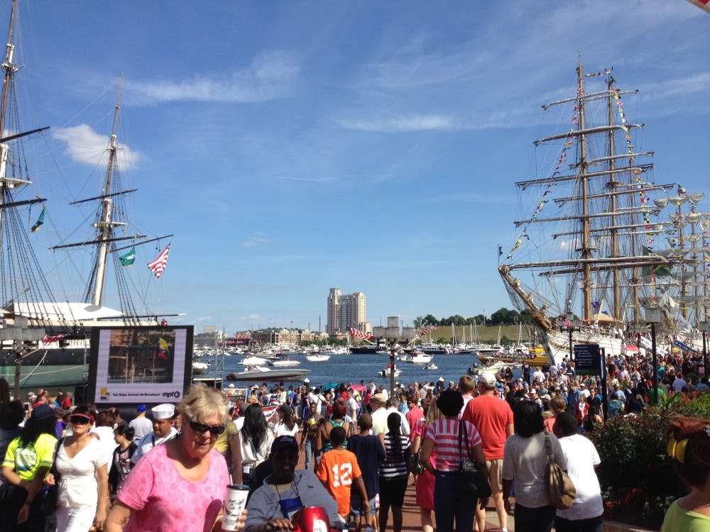 Imagine trying to navigate through all of that mess with all of those other boats moving at the same time. I thought the shuttle detours between Homewood and JHMI were hard enough to handle. 