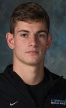   HOPKINSSPORTS.COM
Senior Devin Conley took home victory in the men’s high jump.