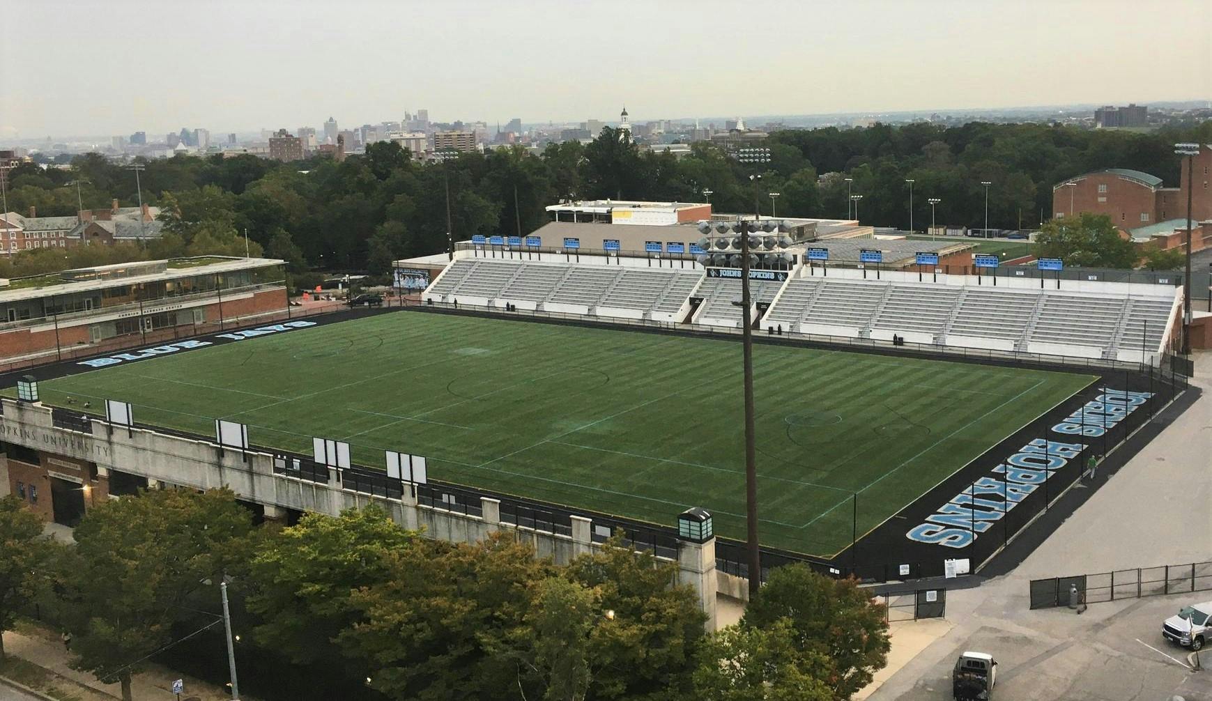 COURTESY OF ERIC LYNCH
While Homewood Field will not be hosting NCAA games this fall, schools with more profitable teams will begin playing next month.