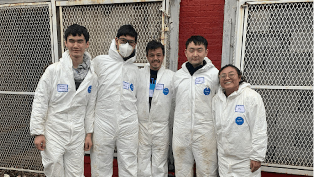 COURTESY OF VICTOR YOU
ABC Health volunteers helped the organization Break A Difference with their construction project in Edmondson Village.