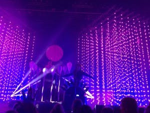  Courtesy of JILLIANN PAK
The concert, which took place on Monday at Rams Head Live!, featured an impressive visual element.