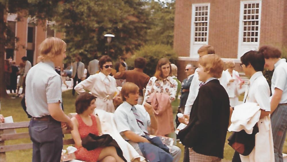 COURTESY OF MINDY FARBER
At first, male and female students didn’t mingle, but that soon changed.