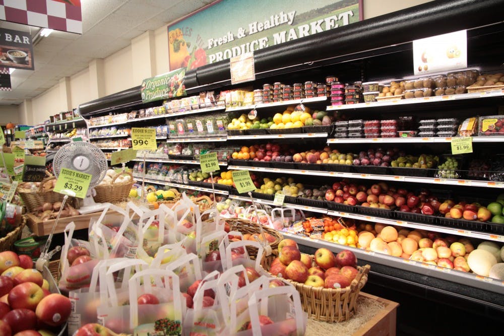  Courtesy of SOFYA FREYMAN
The price of produce such as strawberries is higher at Eddie’s Market. 