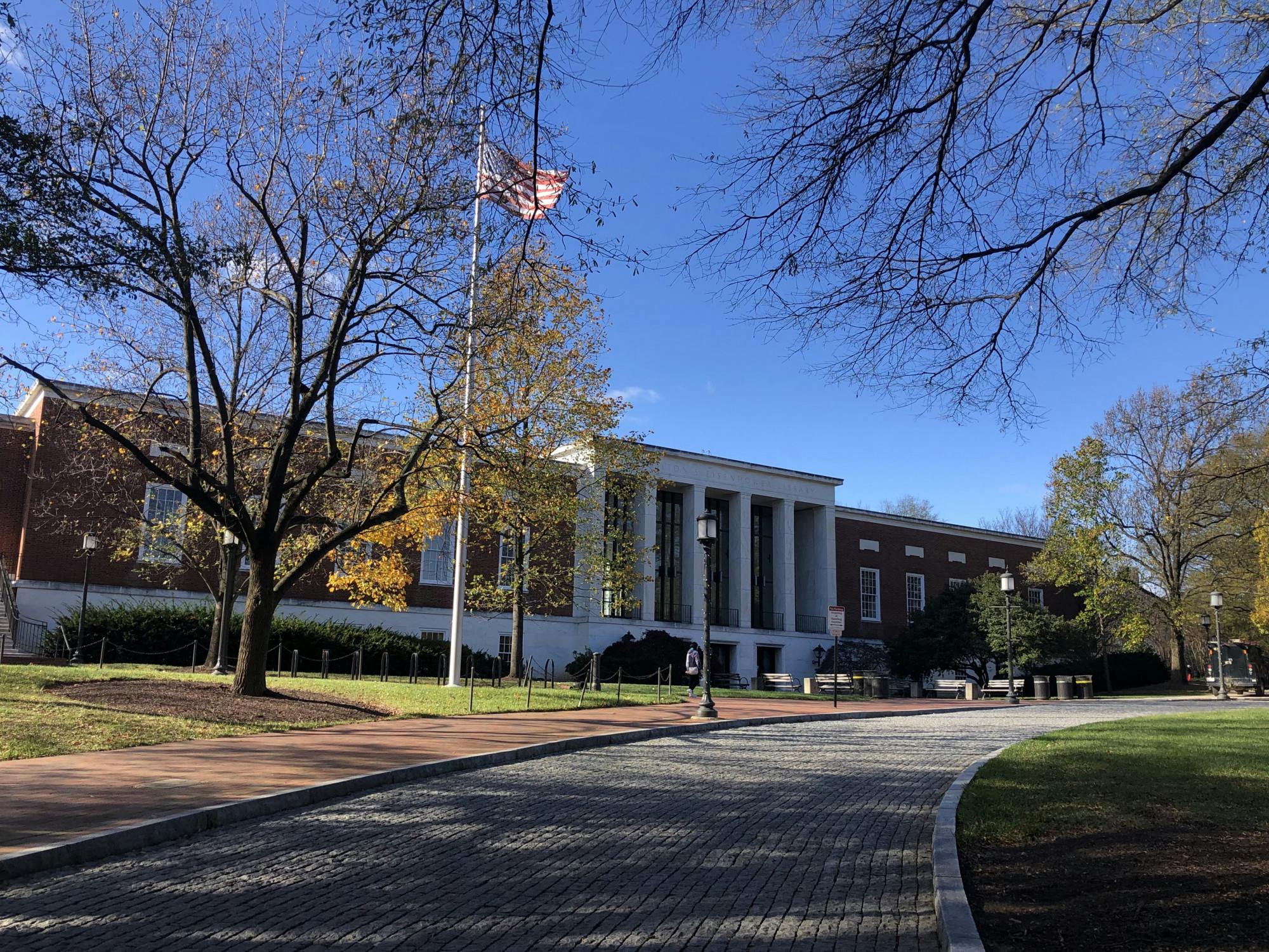 COURTESY OF CHRIS H. PARK
Senior Class Senator Julia Zeng and Junior Class Senator Megan Chien presented possible improvements to SGA’s public input periods.