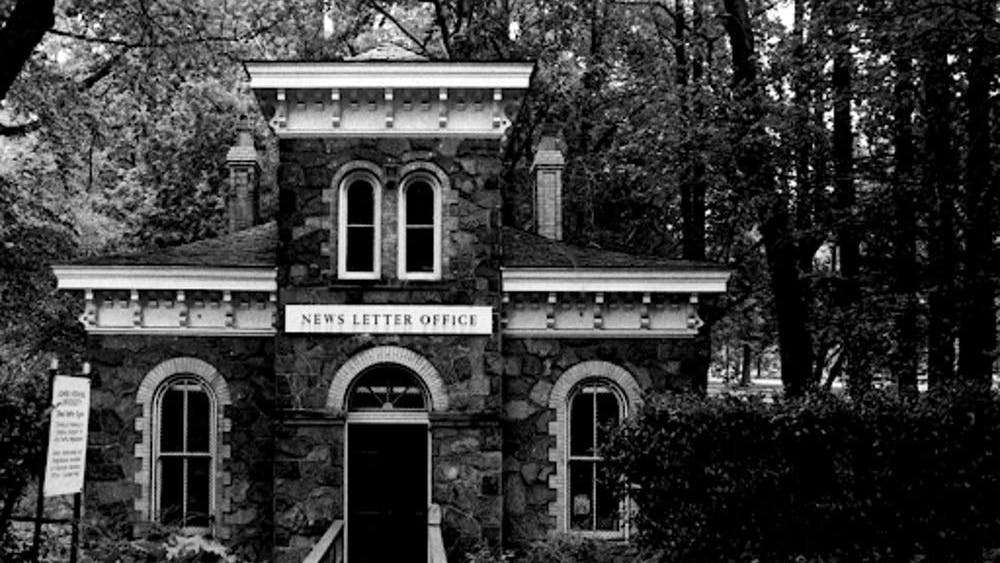 COURTESY OF CLAYTON BLICK
The Gatehouse, pictured above in the 1970s, has housed student journalism at Hopkins for decades.