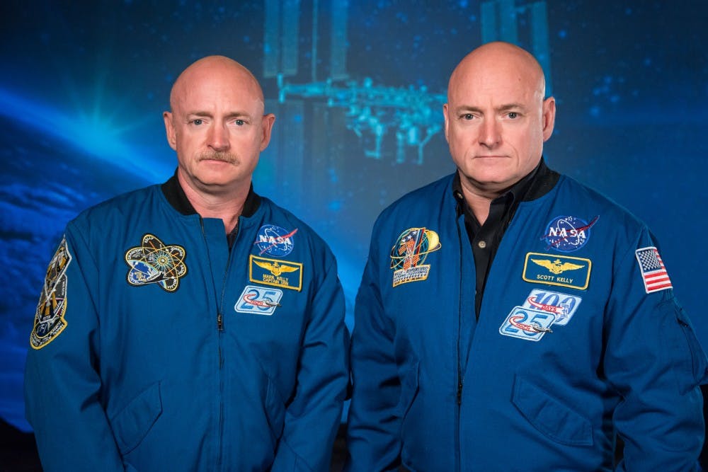 CC BY-NC 2.0
Mark Kelly (left) and his twin brother Scott Kelly (right) who served as subjects in the NASA twin study.