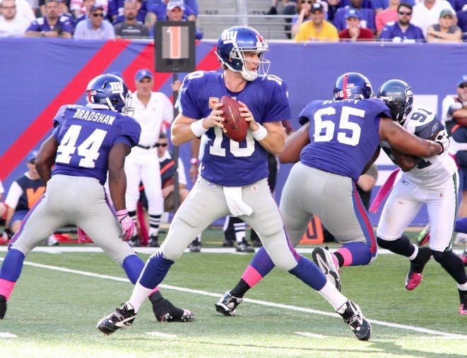 Mike Lizzi/ CC BY 2.0
DanLand predicts that the Giants will top the NFC in the coming season.