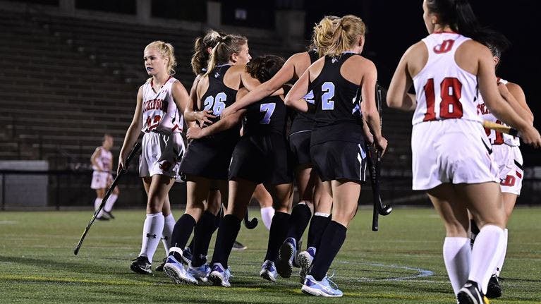 COURTESY OF HOPKINSSPORTS.COM&nbsp;
Hopkins extended their win streak to 10 games with wins against Dickinson College and Haverford College this past week.