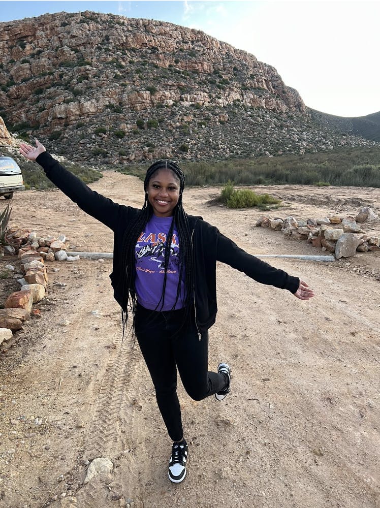 COURTESY OF JA'NIYAH MOORE
Overnight trip to Hartebeest Kraal (safari) in Capetown, South Africa.&nbsp;