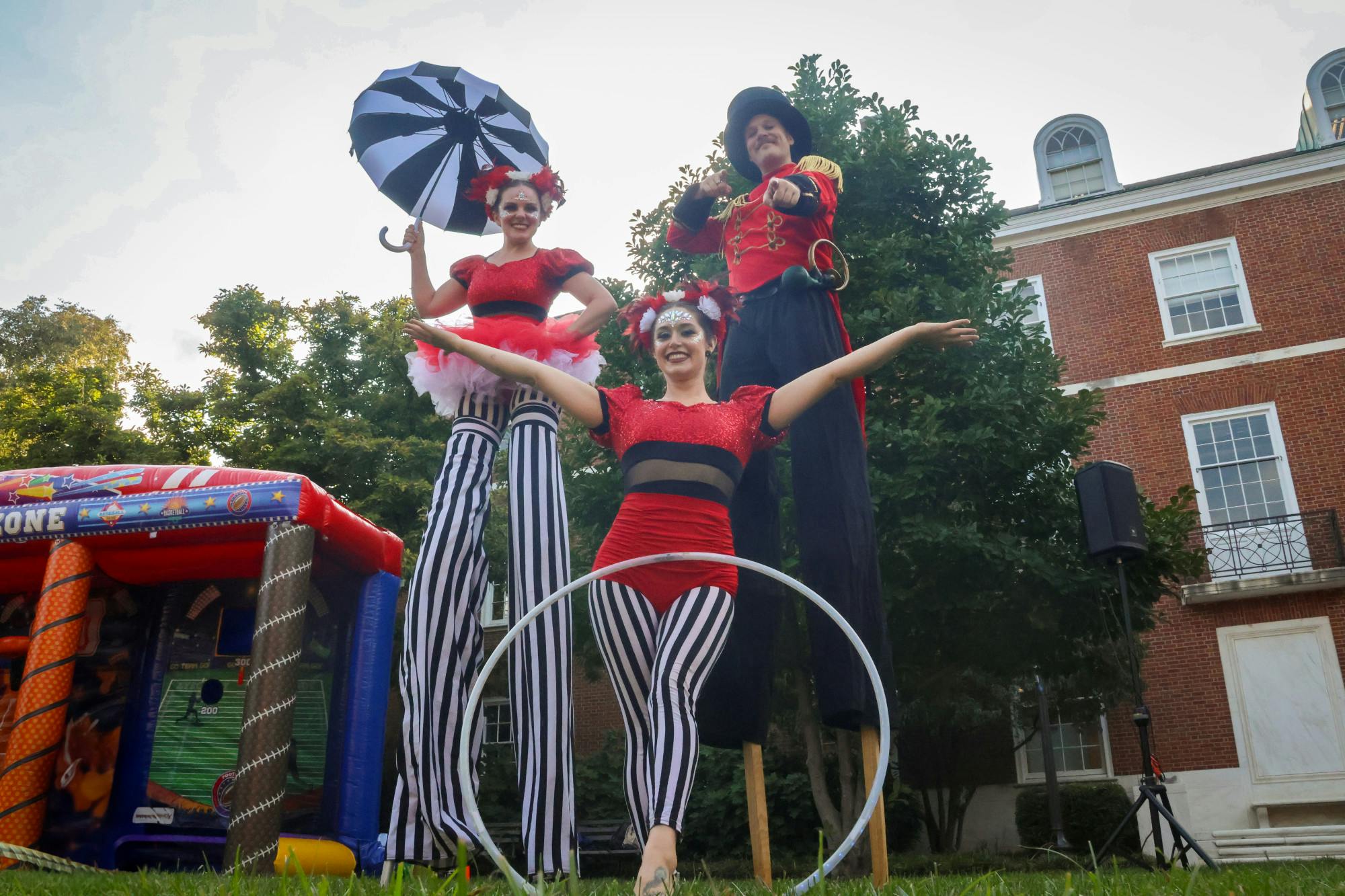 Students celebrated a weekend at Hopkins with circus games, exciting prizes and interactive performances.&nbsp;
