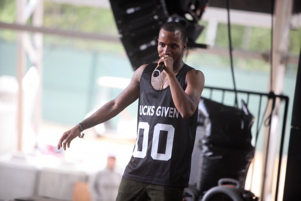 MARK C. AUSTIN/CC-By-Nc-2.0
Rapper Tory Lanez features on Meek Mill’s DC4 with a strong verse on a track titled “Litty Again.”
