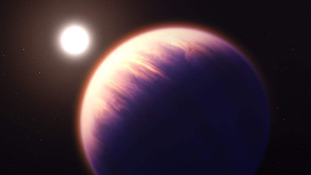 COURTESY OF NASA, ESA, CSA AND STScI
Measurements taken by the James Webb Space Telescope of the exoplanet WASP-39b revealed water, sulfur dioxide, carbon monoxide, sodium and potassium.