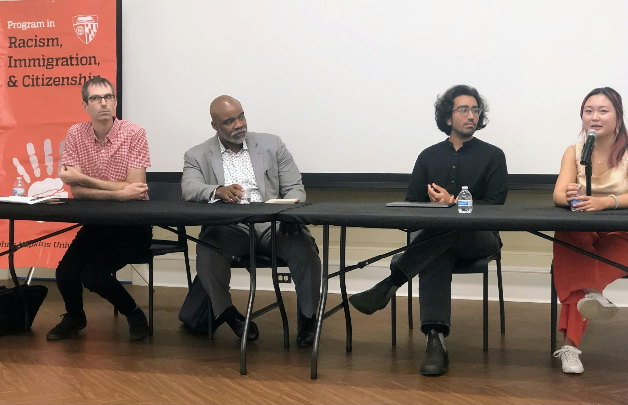 COURTESY OF MAYA BRITTO
RIC members participated in a Q&amp;A with the audience following a discussion on redress and grievances concerning the end of affirmative action.