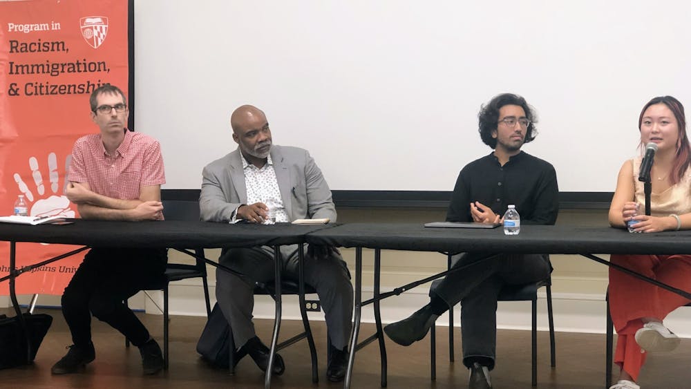COURTESY OF MAYA BRITTO
RIC members participated in a Q&amp;A with the audience following a discussion on redress and grievances concerning the end of affirmative action.