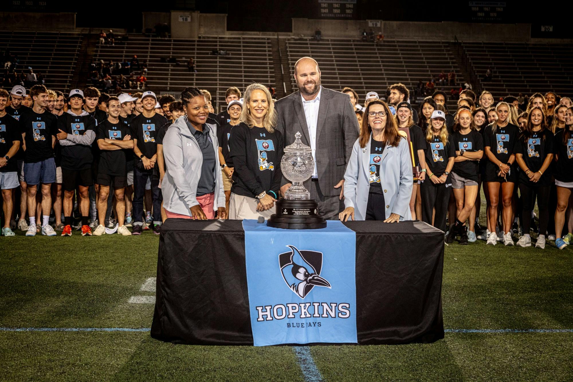 COURTESY OF HOPKINSSPORTS.COM
Hopkins Sports was awarded their first Learfield Director’s Cup in school history on Friday.