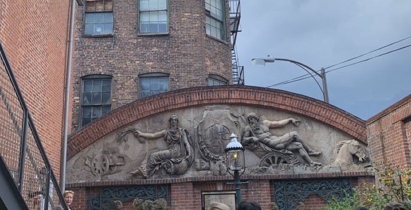 COURTESY OF ALICE LIU
Malik explores The Peale, the newly reopened community museum home to engaging exhibits and a beautiful outdoor garden.