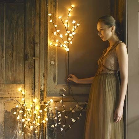 courtesy of www.brides.com
Fairy lights like these make a nice, festive and bright holiday dorm room decoration.