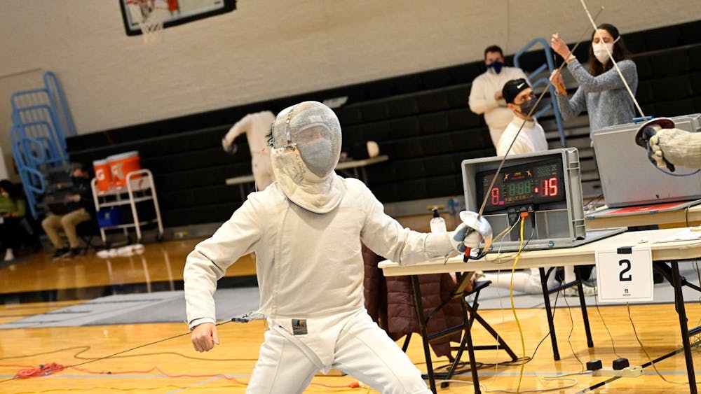 COURTESY OF HOPKINSSPORTS.COM
Hopkins fencing opened its season at the Temple Open.