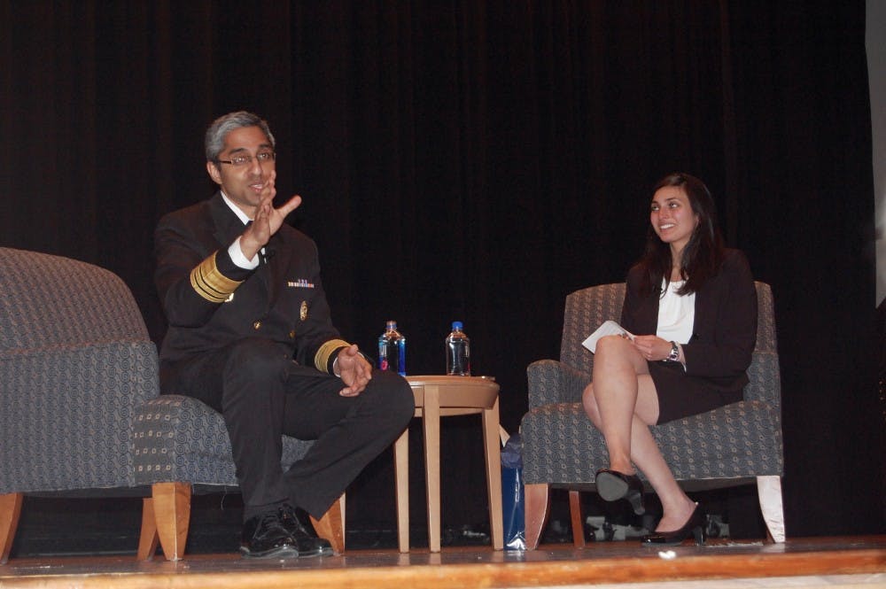 CINDY JIANG/PHOTOGRAPHY STAFF
Surgeon General Vivek Murthy spoke about ingraining a culture of healthy living in the U.S., especially for low-income groups.