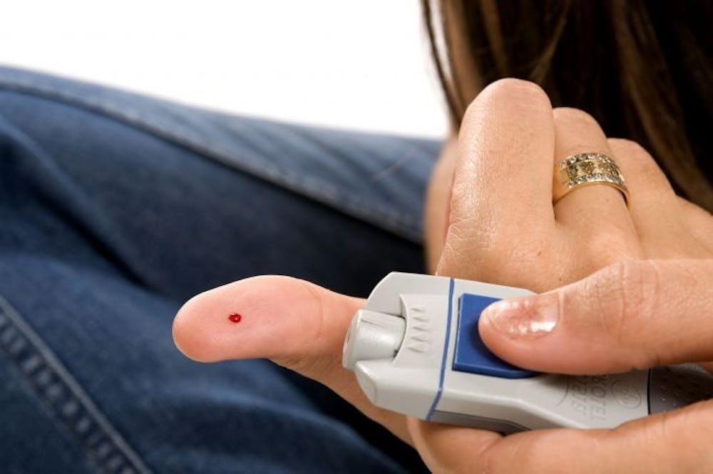 MILLS/CC--BY-2.0
The artificial pancreas would replace traditional finger-stick methods. 
