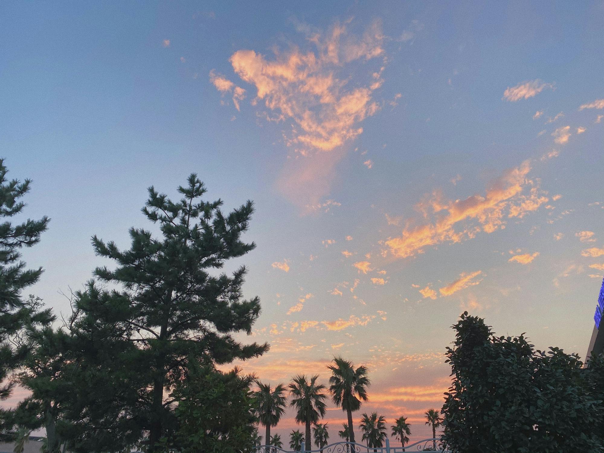 COURTESY OF ELIZABETH IM
Im snaps a photo of the sky after a storm in Jeju Island, where she currently is staying.