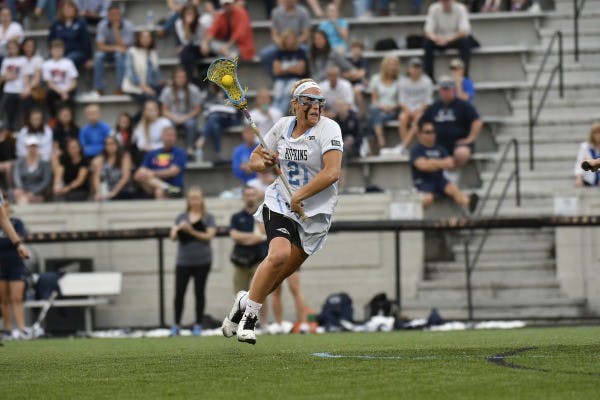 HOPKINSSPORTS.COM
Senior Haley Schweizer reflects on her experiences as a lacrosse player over the last four years.